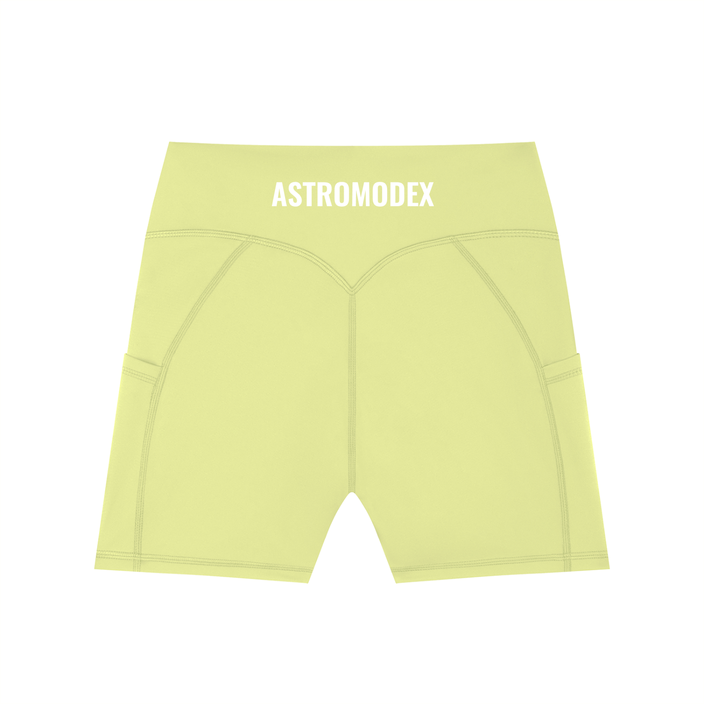 Women's High-Waisted Pocket Biker Shorts