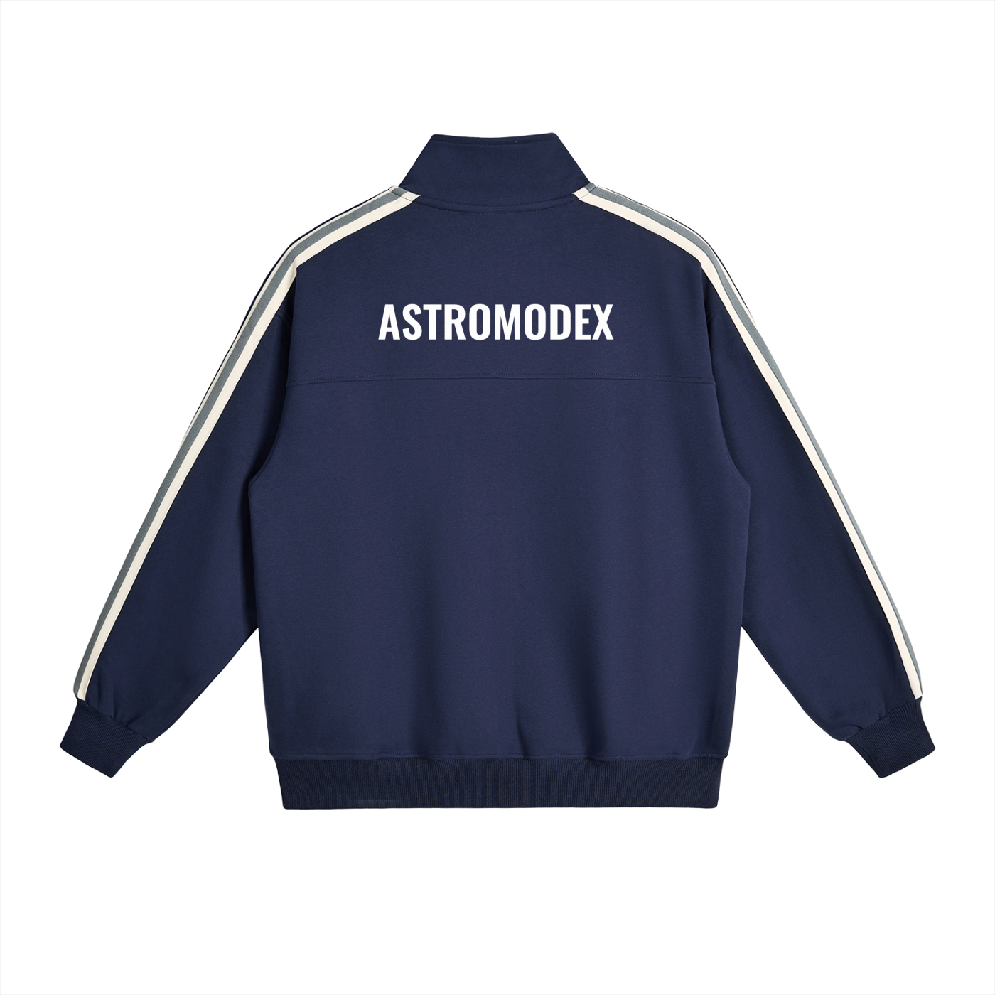 Astromodex Contrast Side-Stripe Stand Collar Jacket