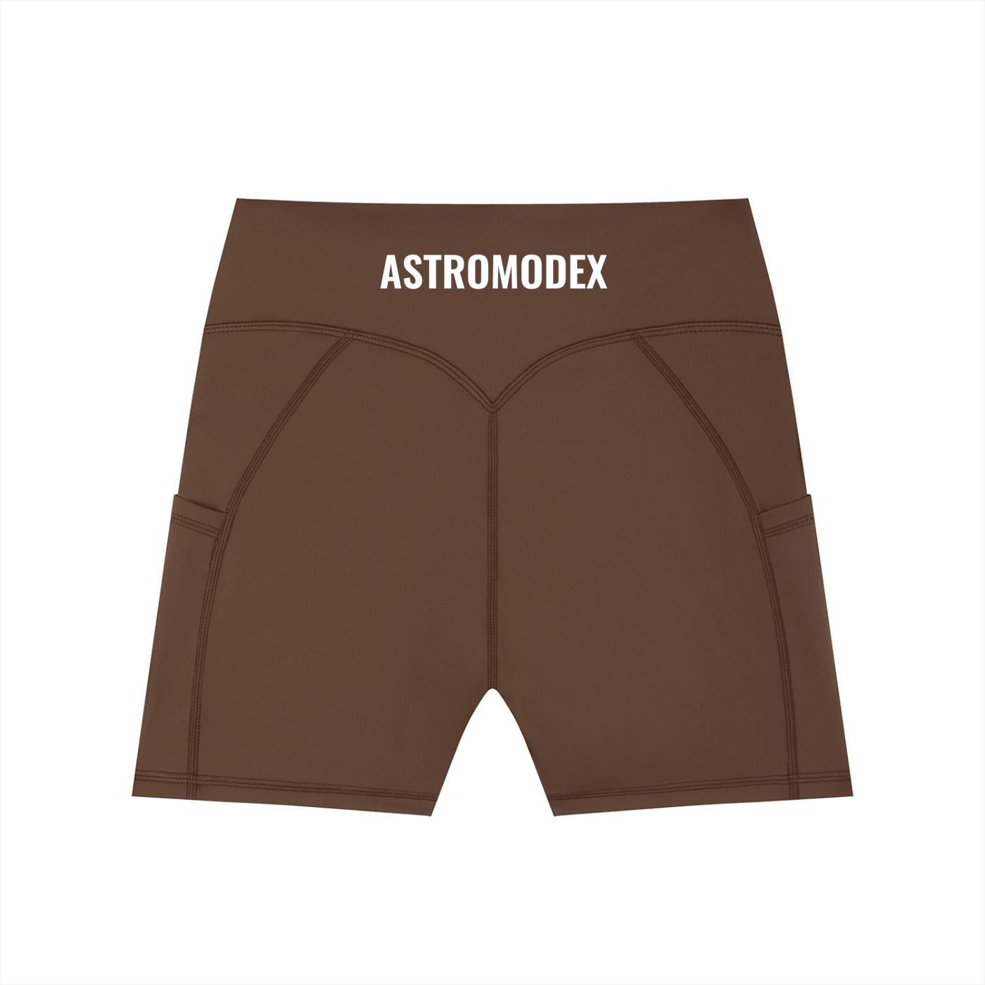 Women's High-Waisted Pocket Biker Shorts