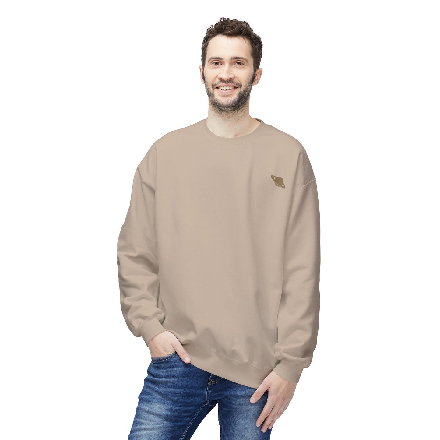 Softstyle Fleece Sweatshirt Eco-Friendly Dropped Shoulder Design