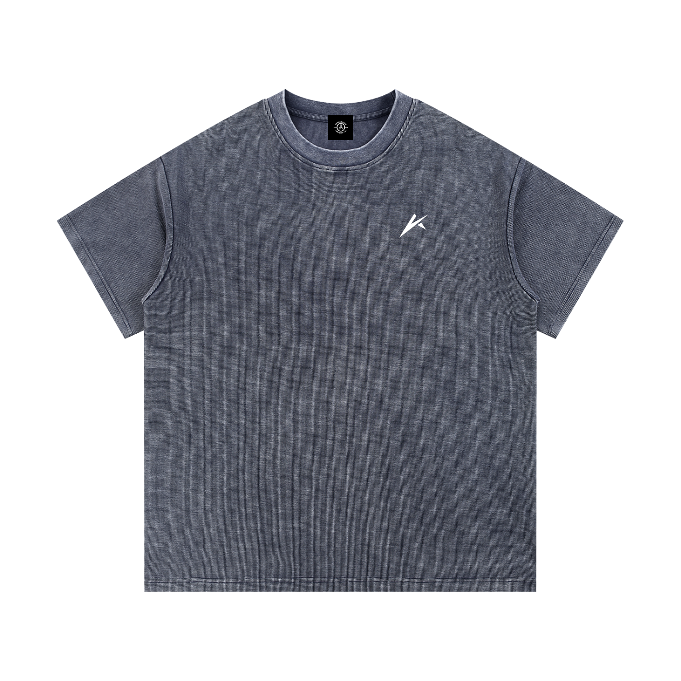 Mineral Wash Waffle Knit T-Shirt