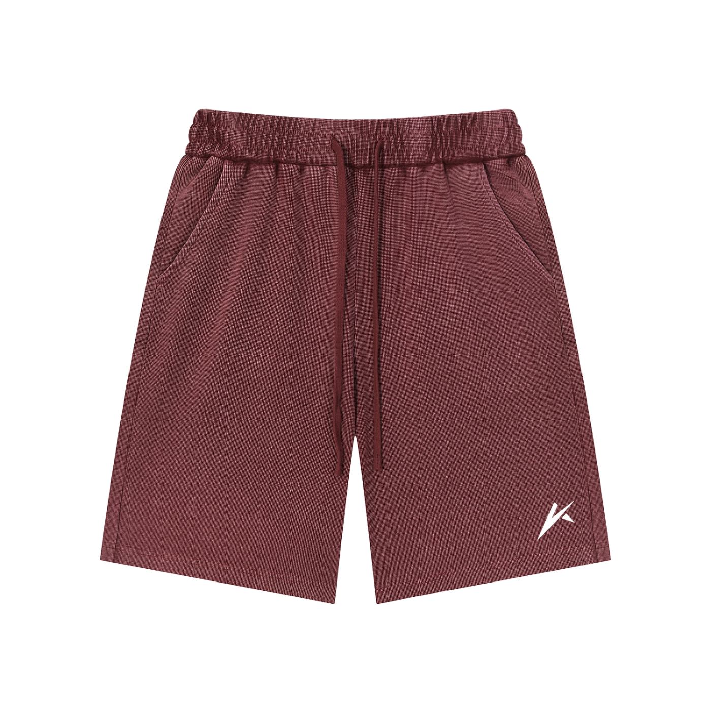 Mineral Wash Waffle Knit Shorts