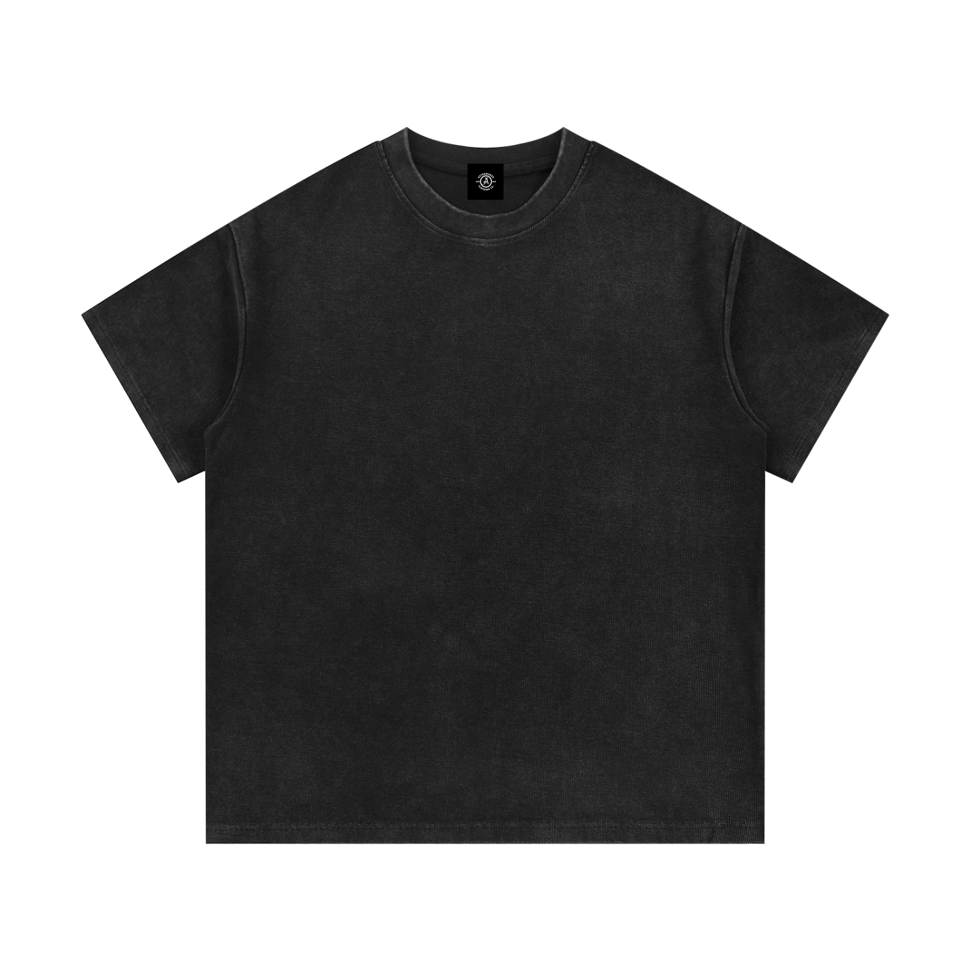Mineral Wash Waffle Knit T-Shirt