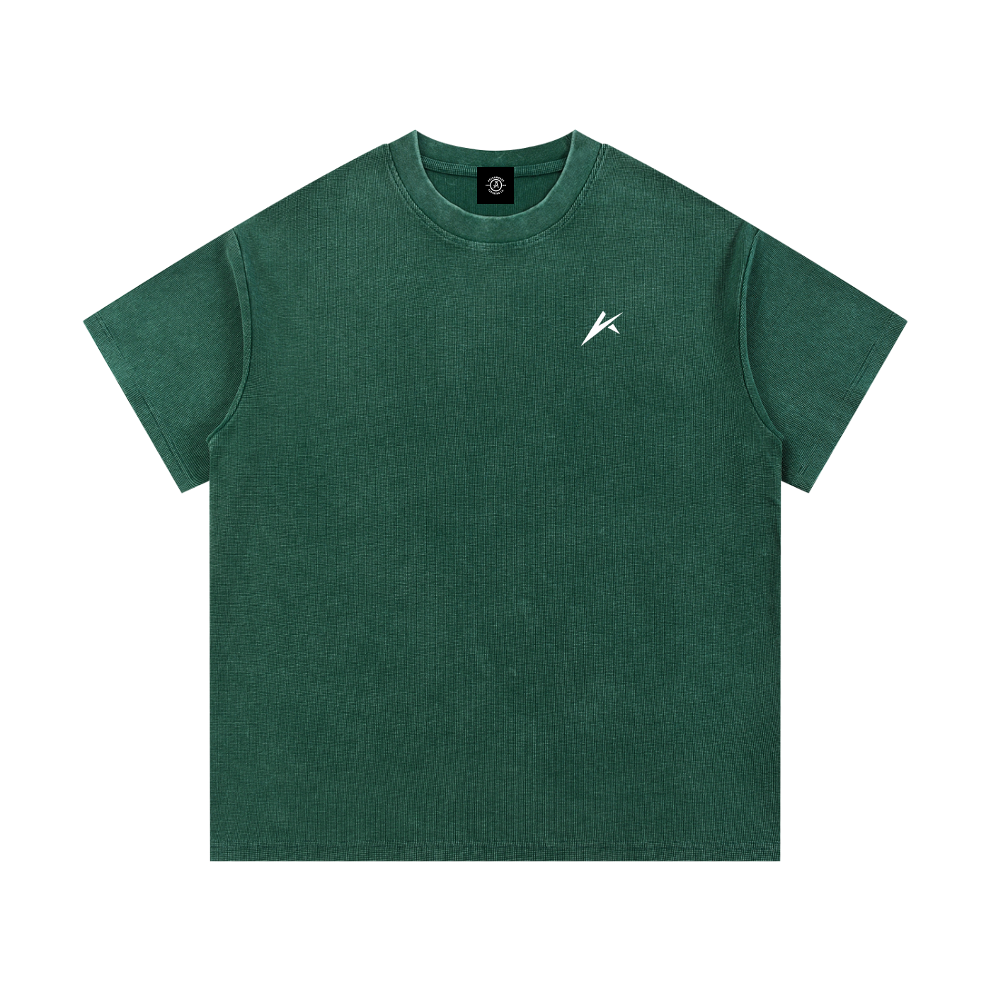 Mineral Wash Waffle Knit T-Shirt