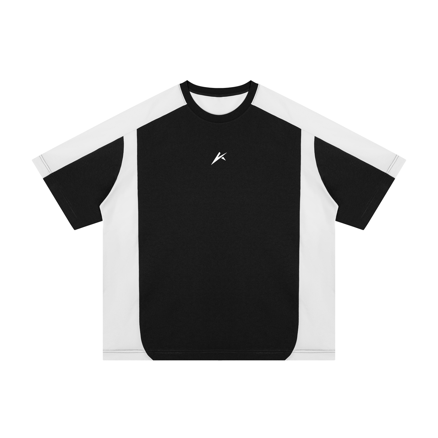 Unisex Color Block Loose T-Shirt