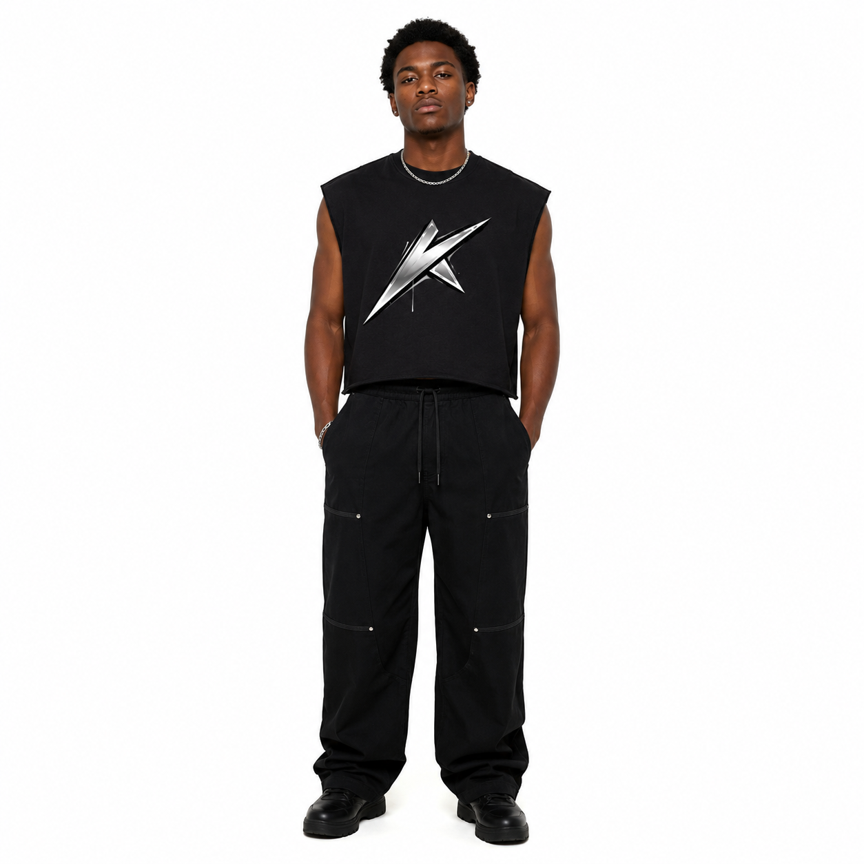 French Terry Boxy Tank Top