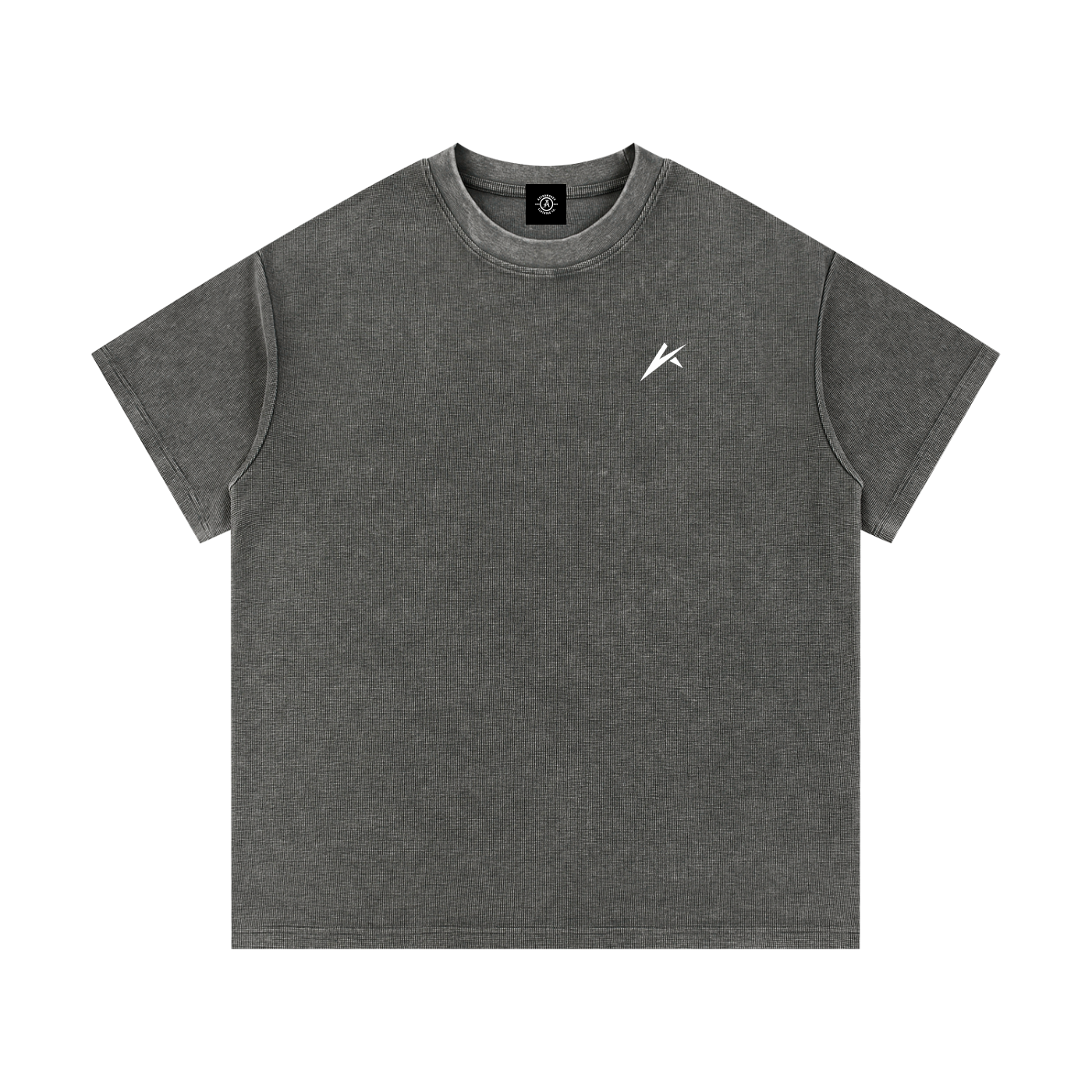 Mineral Wash Waffle Knit T-Shirt