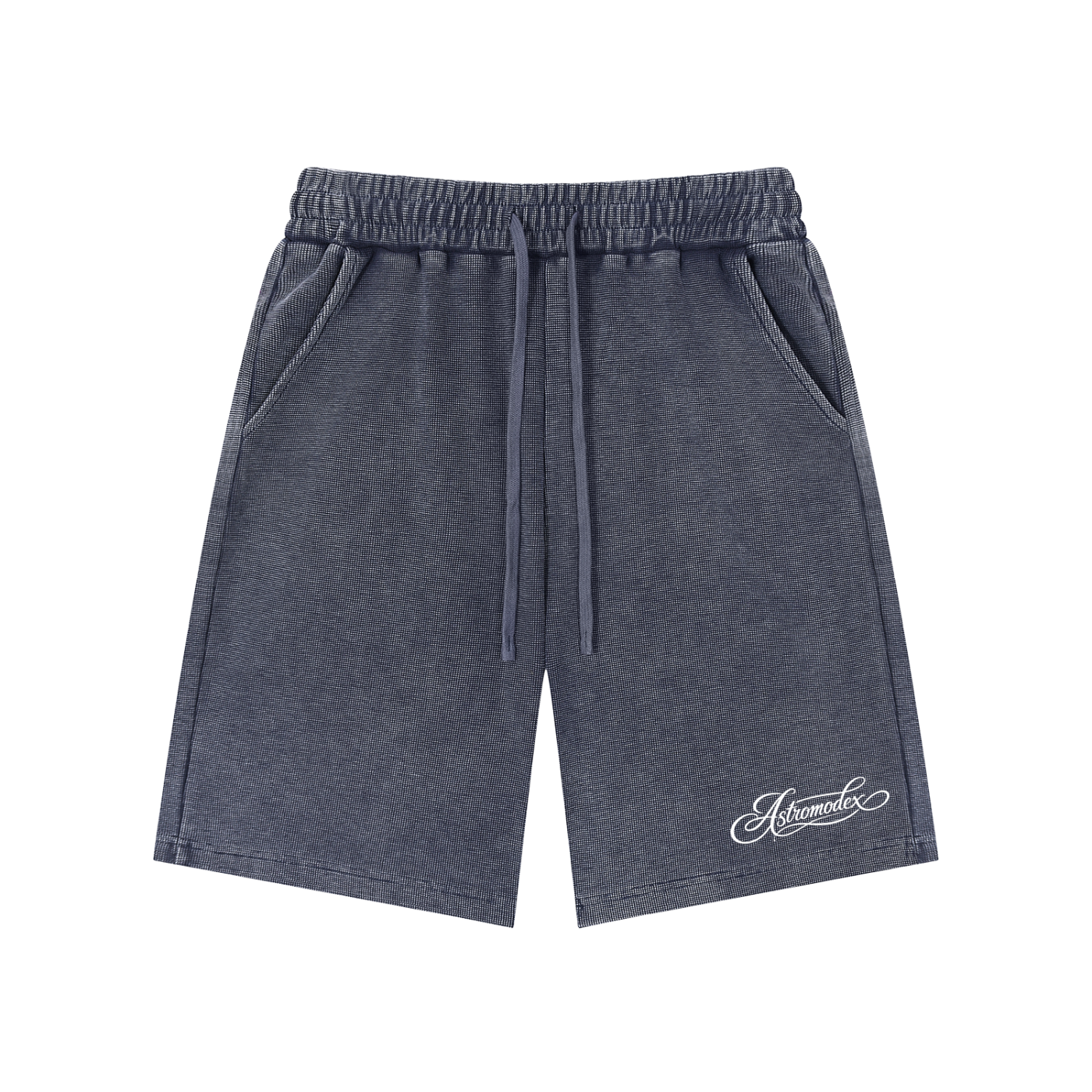 Mineral Wash Waffle Knit Shorts