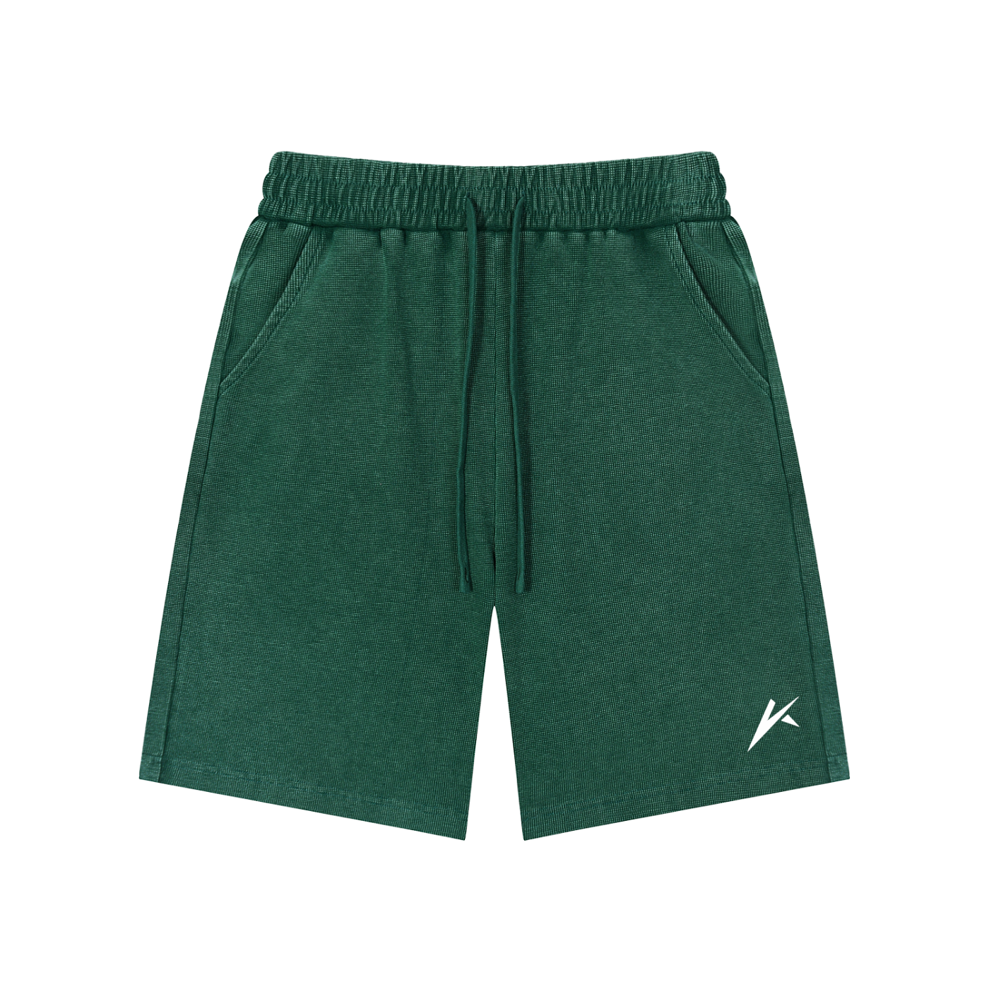 Mineral Wash Waffle Knit Shorts