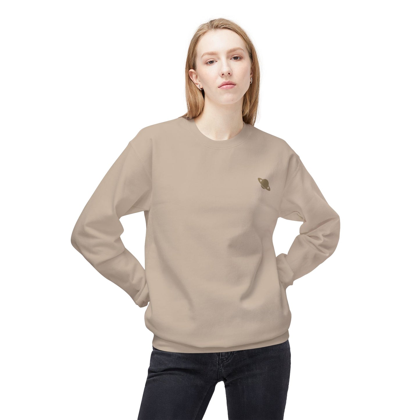 Softstyle Fleece Sweatshirt Eco-Friendly Dropped Shoulder Design