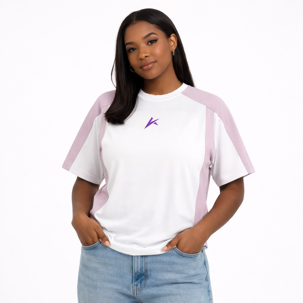 Unisex Color Block Loose T-Shirt