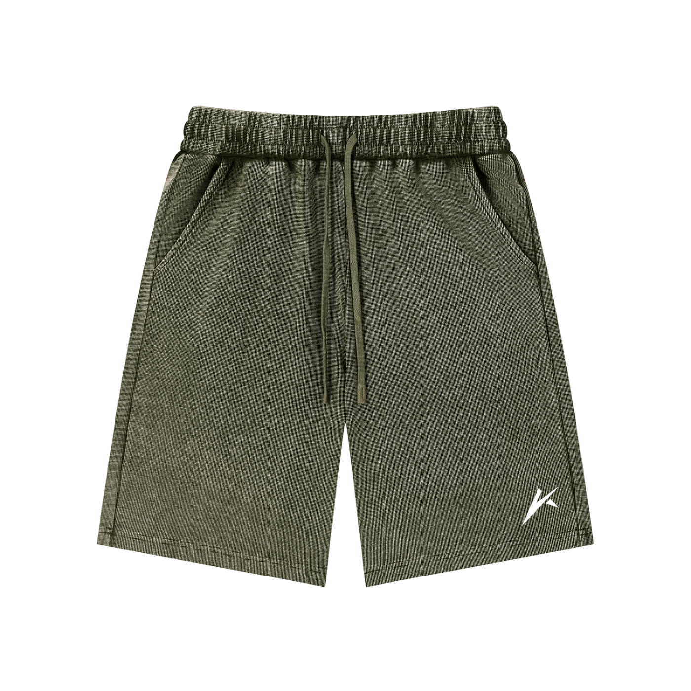Mineral Wash Waffle Knit Shorts