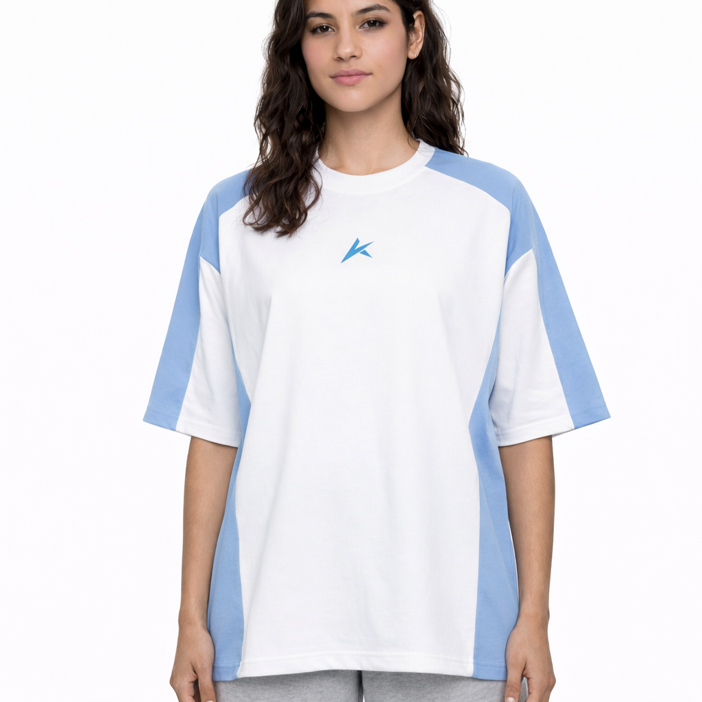 Unisex Color Block Loose T-Shirt