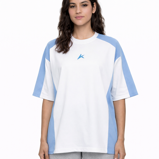 Unisex Color Block Loose T-Shirt