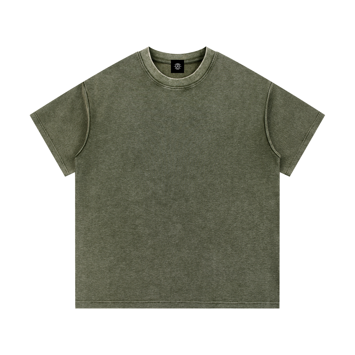 Mineral Wash Waffle Knit T-Shirt