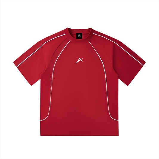 Contrast Stitch Raglan T-Shirt