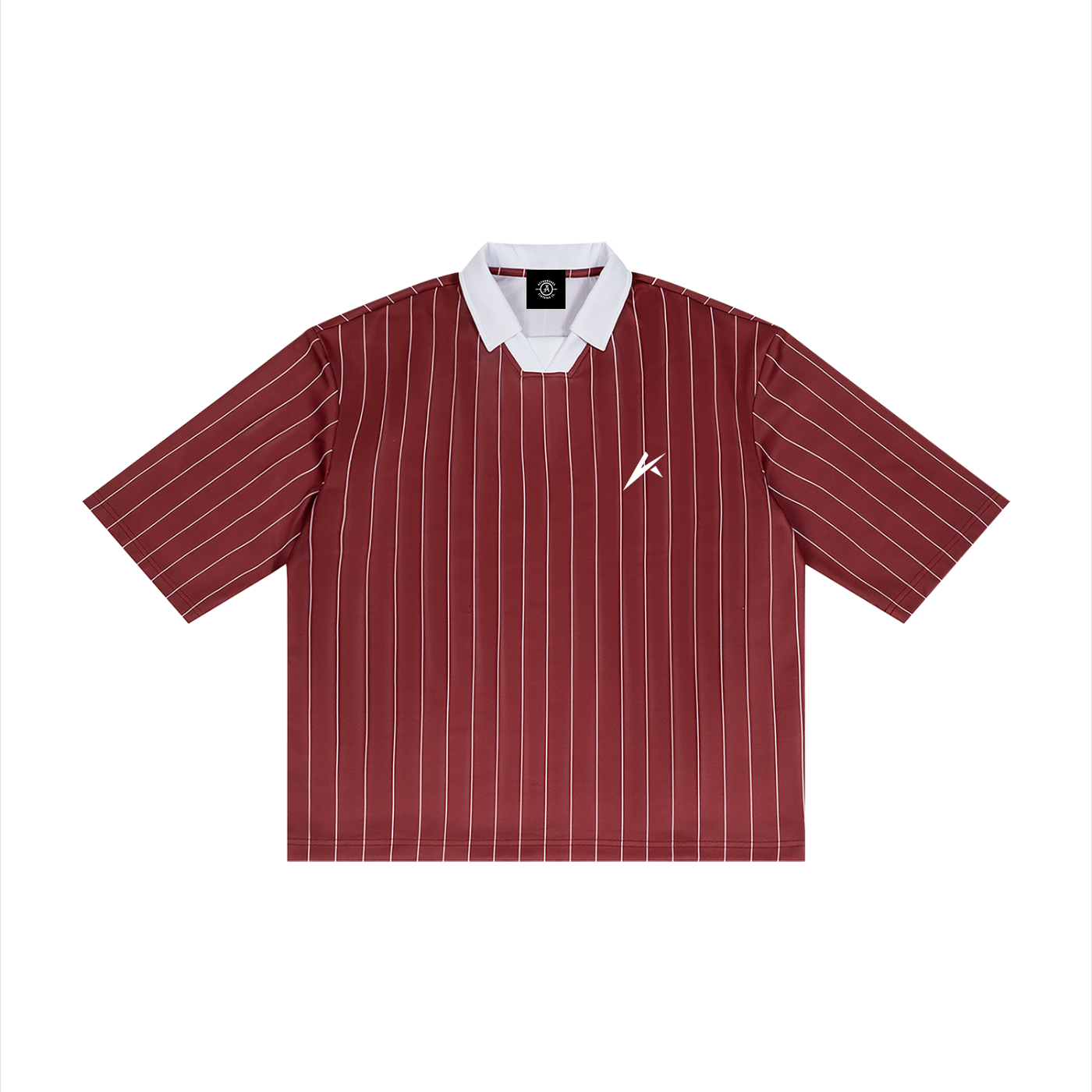 Unisex Pinstripe Collared Soccer Jersey