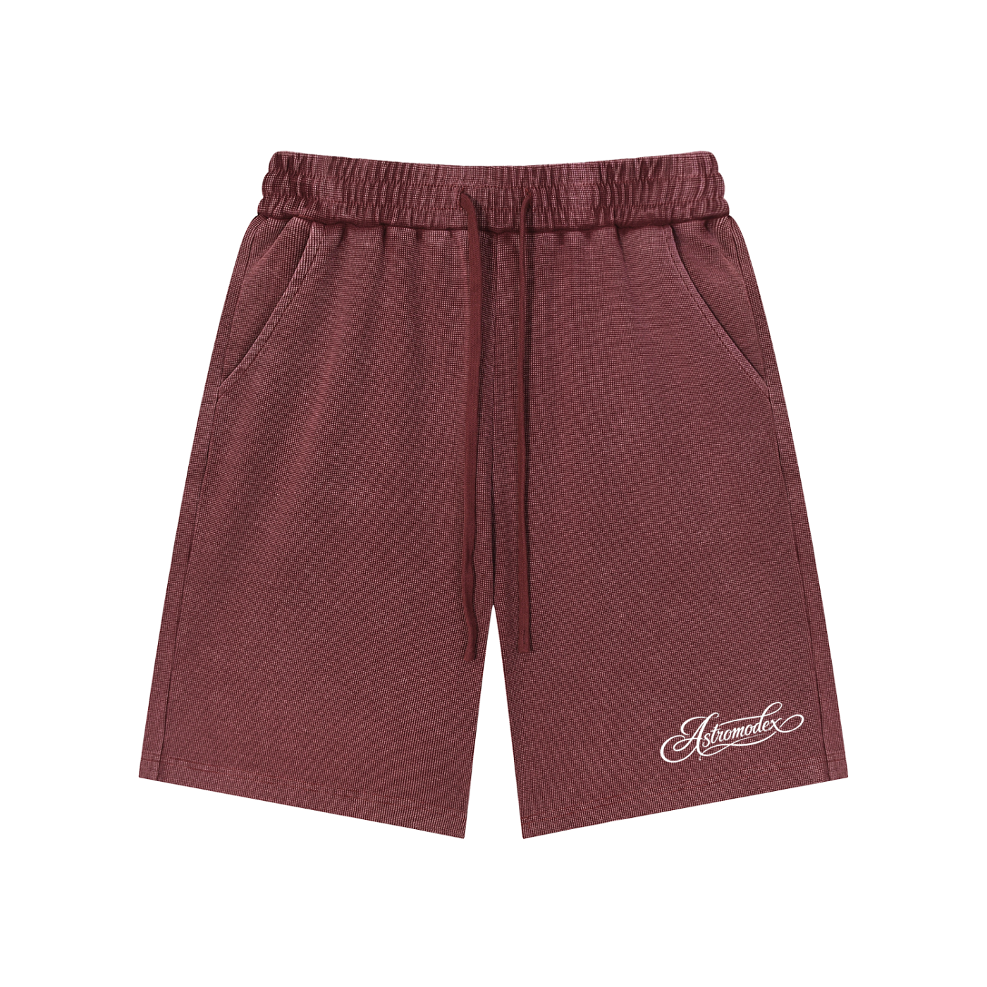 Mineral Wash Waffle Knit Shorts