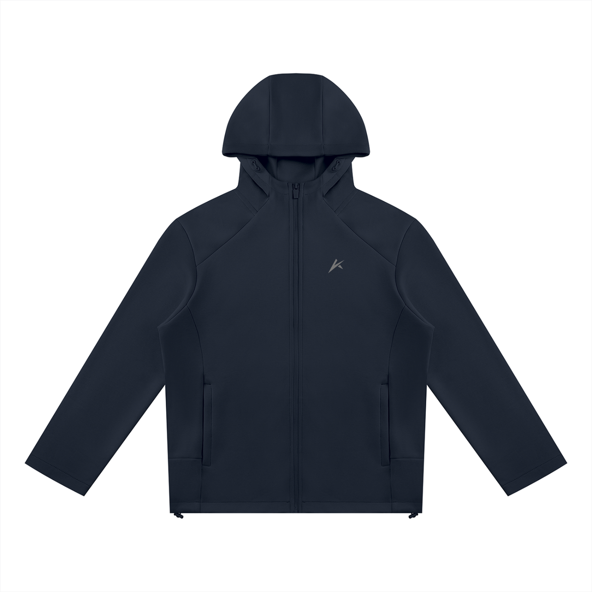 Unisex Paneled Full Zip Hoodie