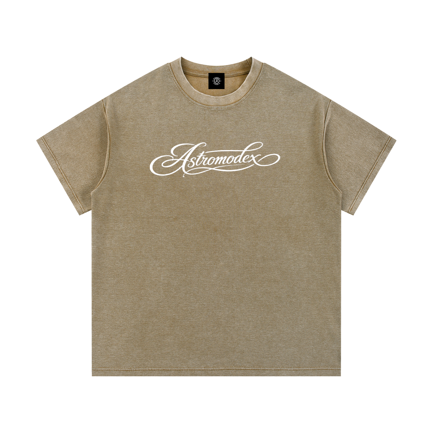Mineral Wash Waffle Knit T-Shirt