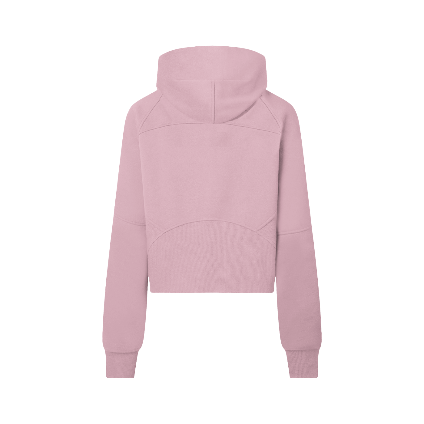 Women Cropped Half-Zip Hoodie