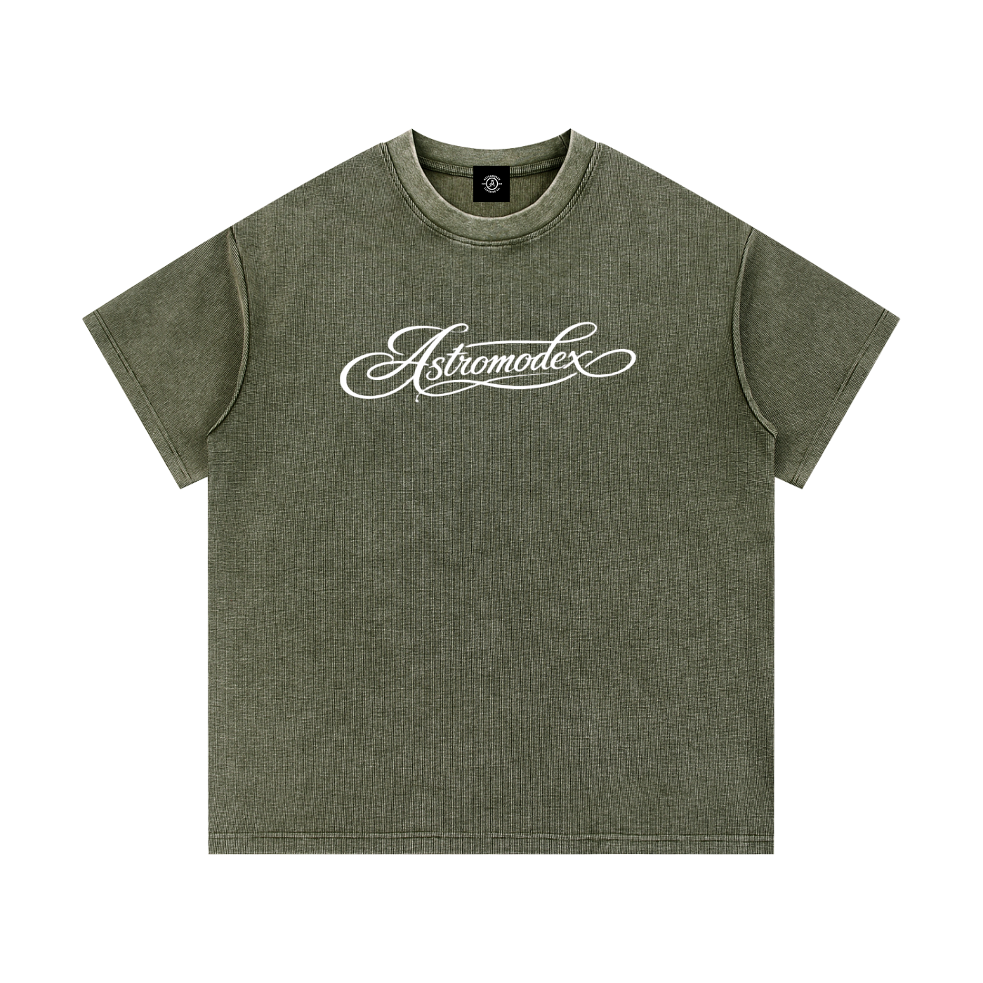 Mineral Wash Waffle Knit T-Shirt