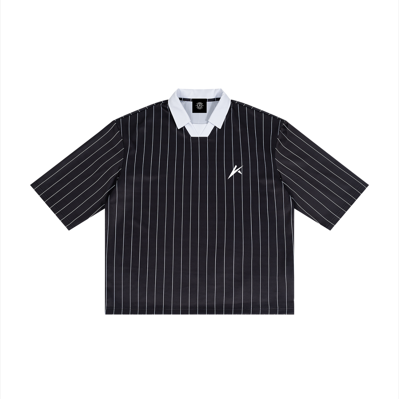 Unisex Pinstripe Collared Soccer Jersey