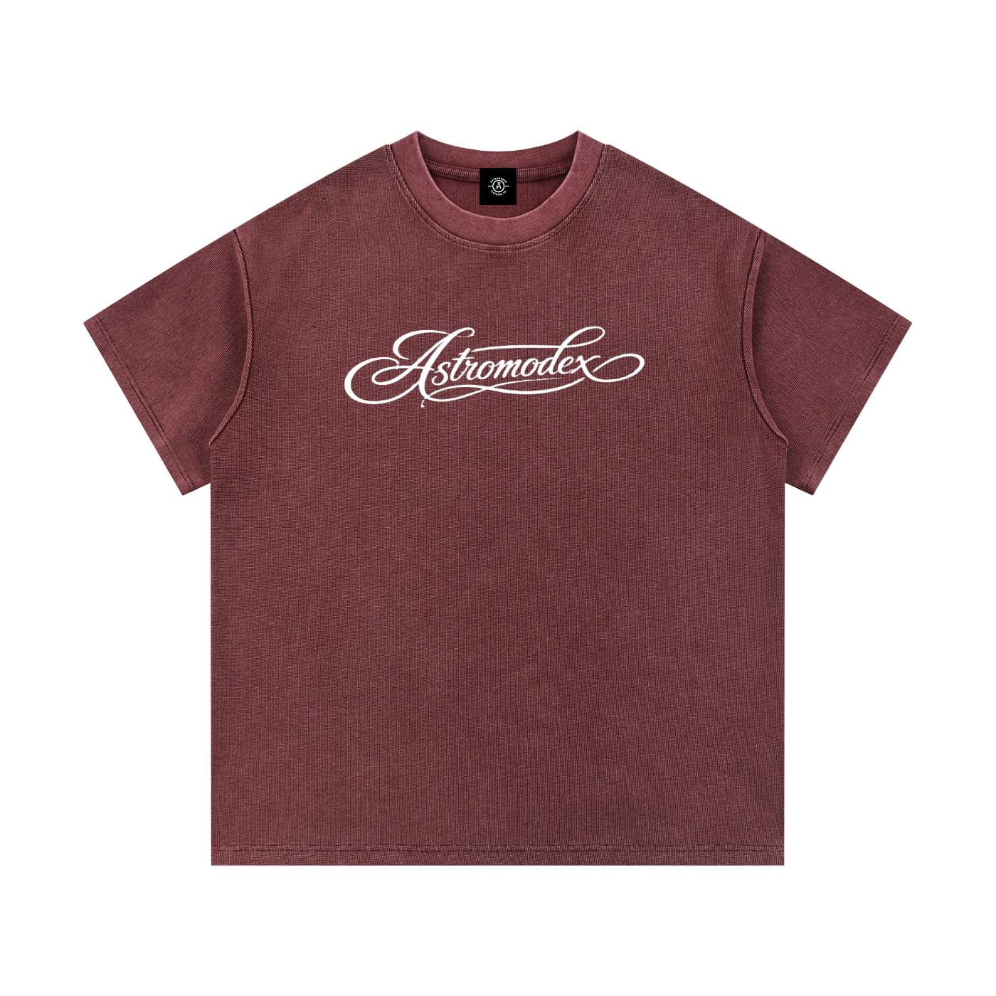 Mineral Wash Waffle Knit T-Shirt