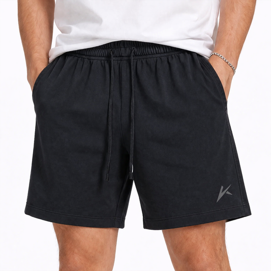 Vintage Wash Cotton Shorts