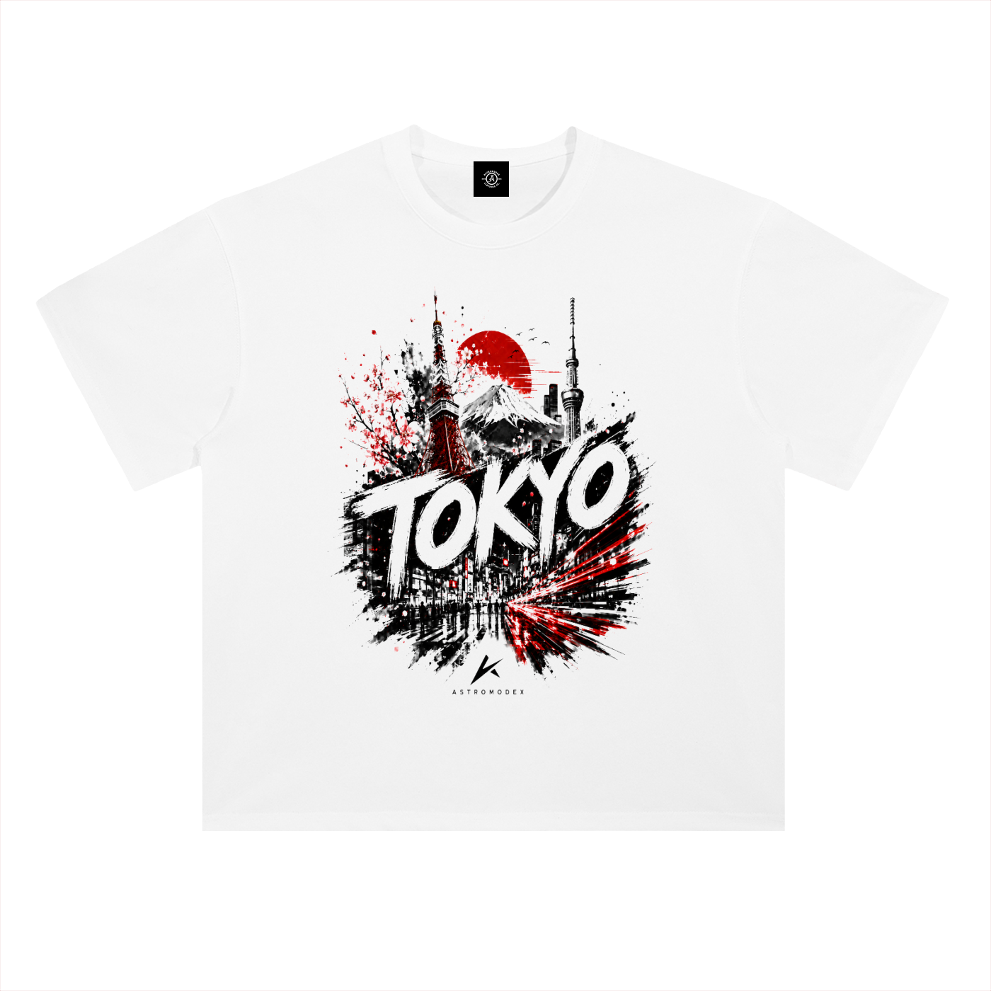 Heavyweight Drop Shoulder Cotton T-Shirt