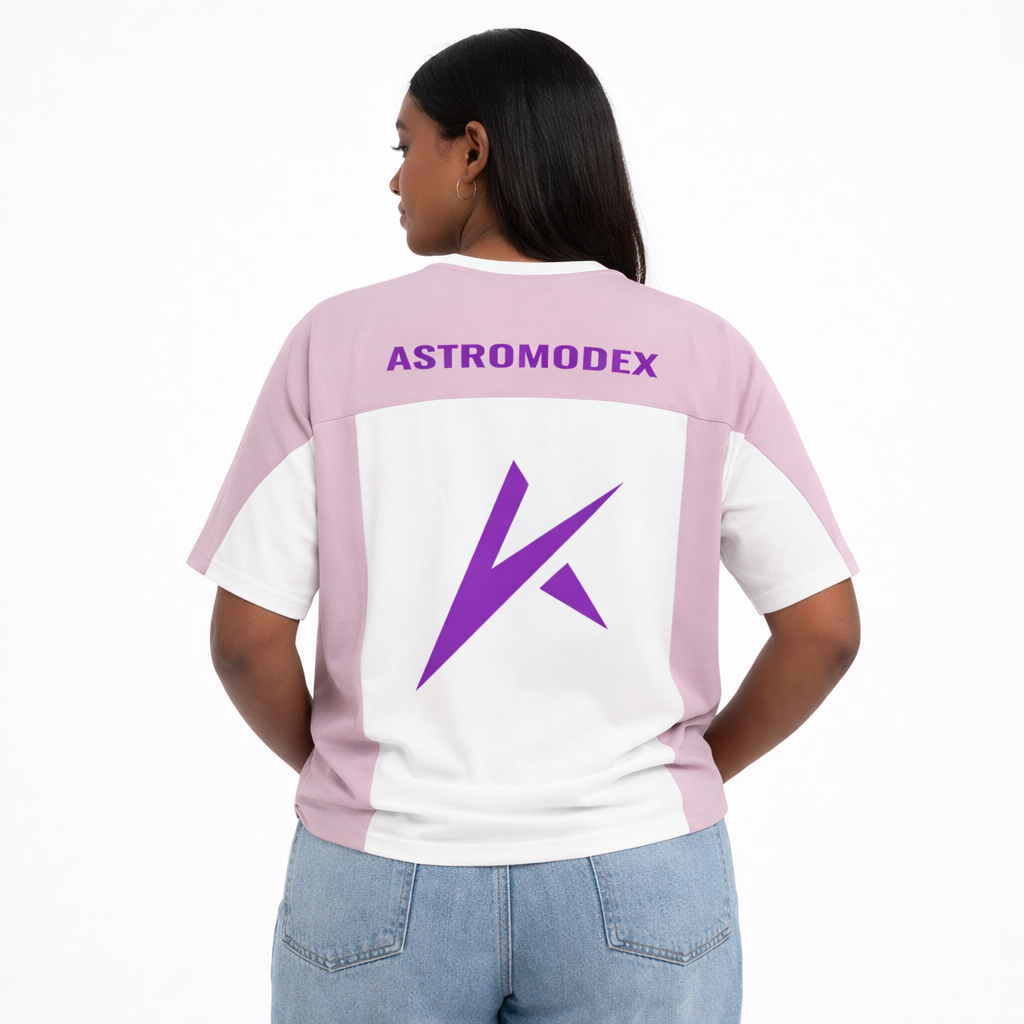 Unisex Color Block Loose T-Shirt