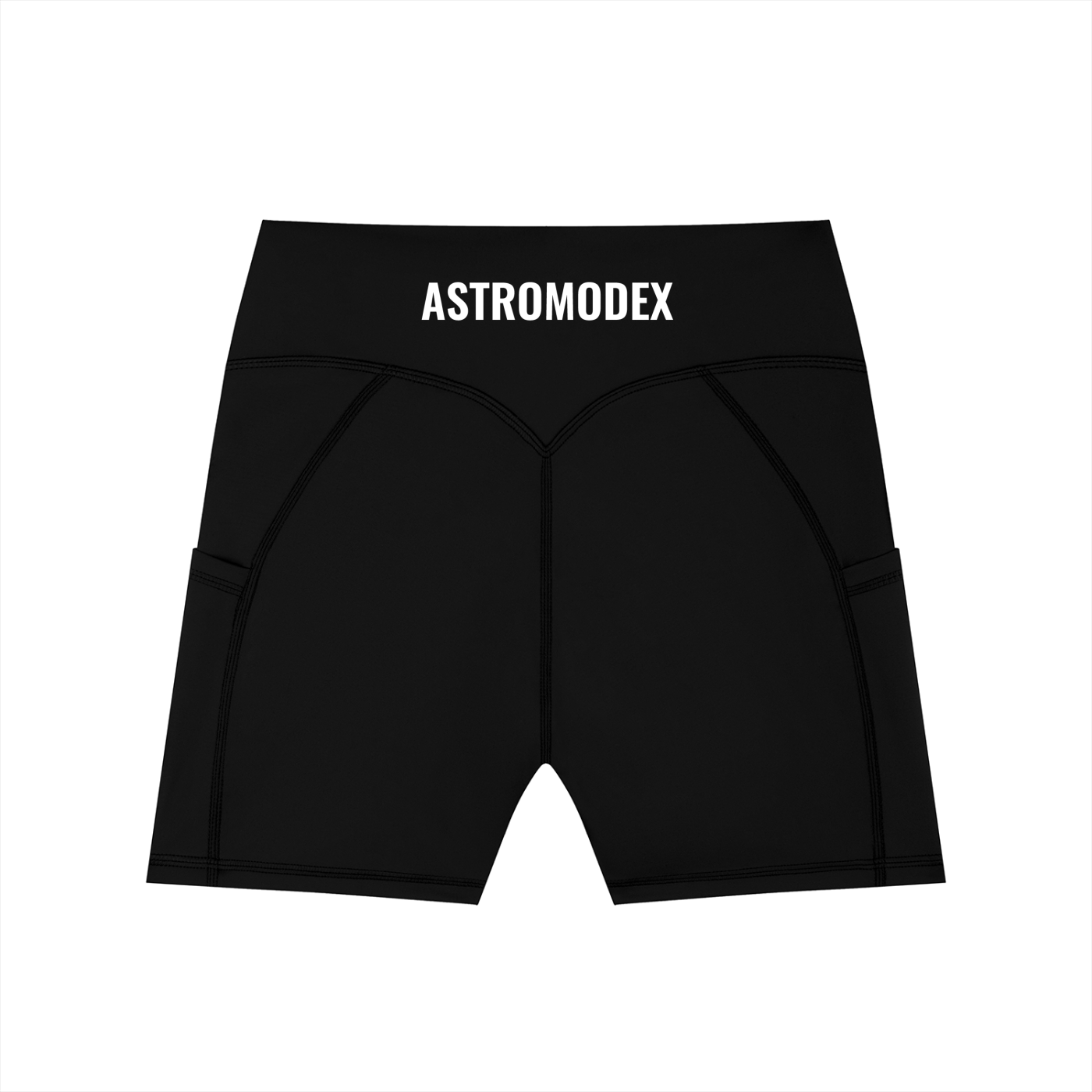 Women's High-Waisted Pocket Biker Shorts