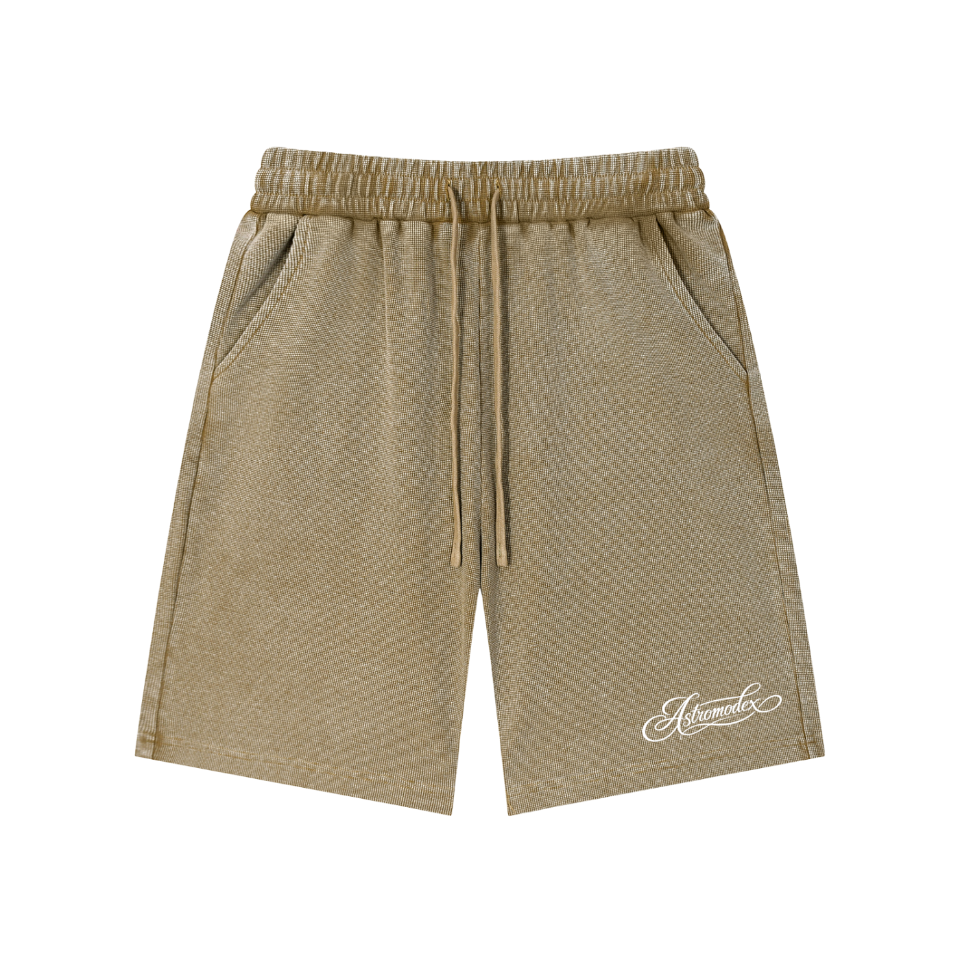 Mineral Wash Waffle Knit Shorts