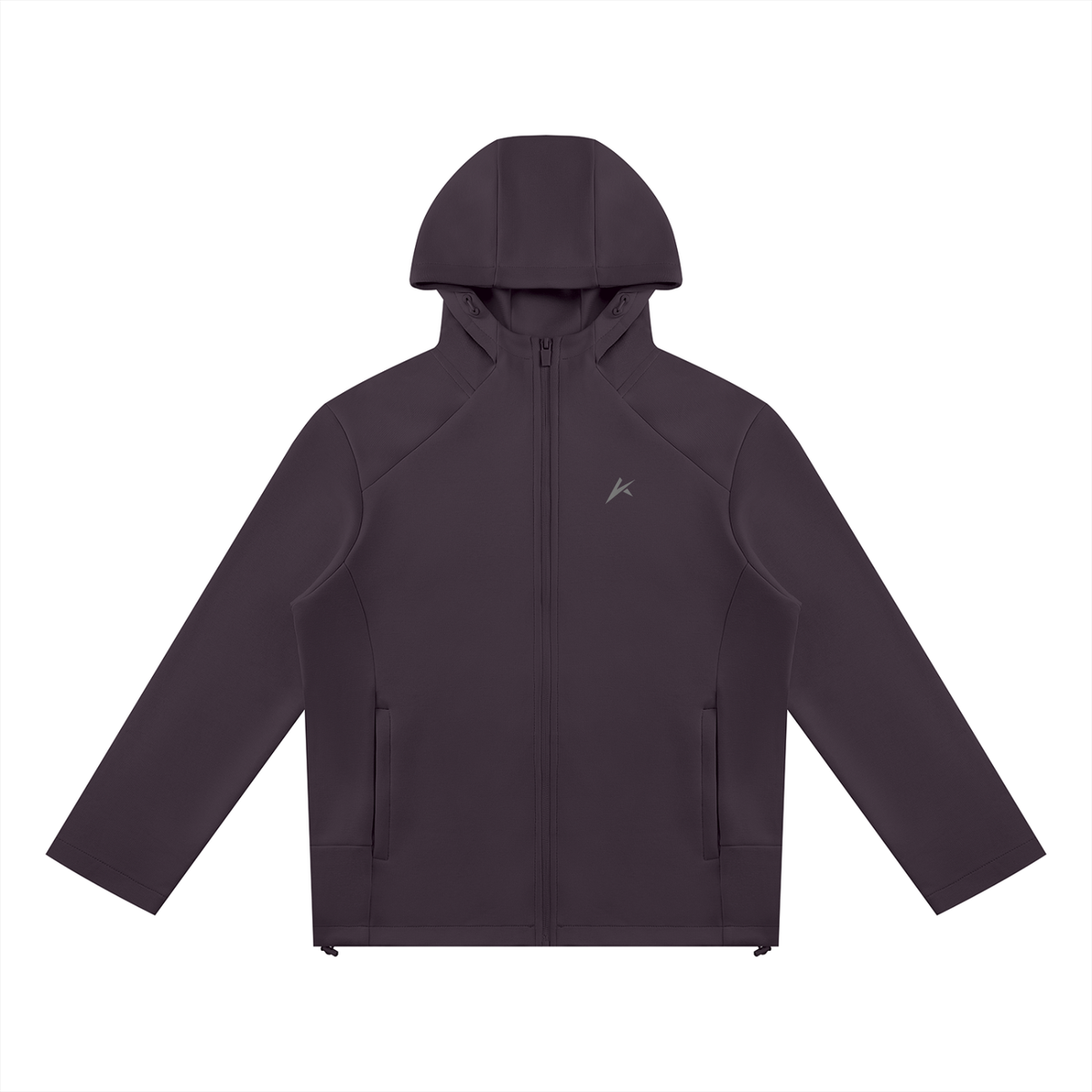 Unisex Paneled Full Zip Hoodie