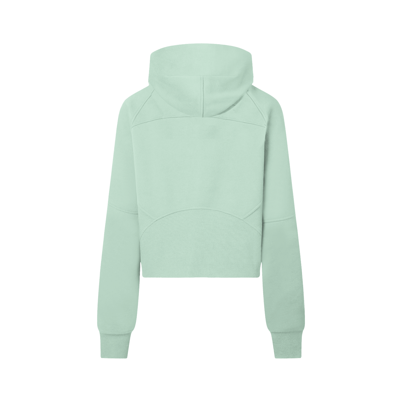Women Cropped Half-Zip Hoodie