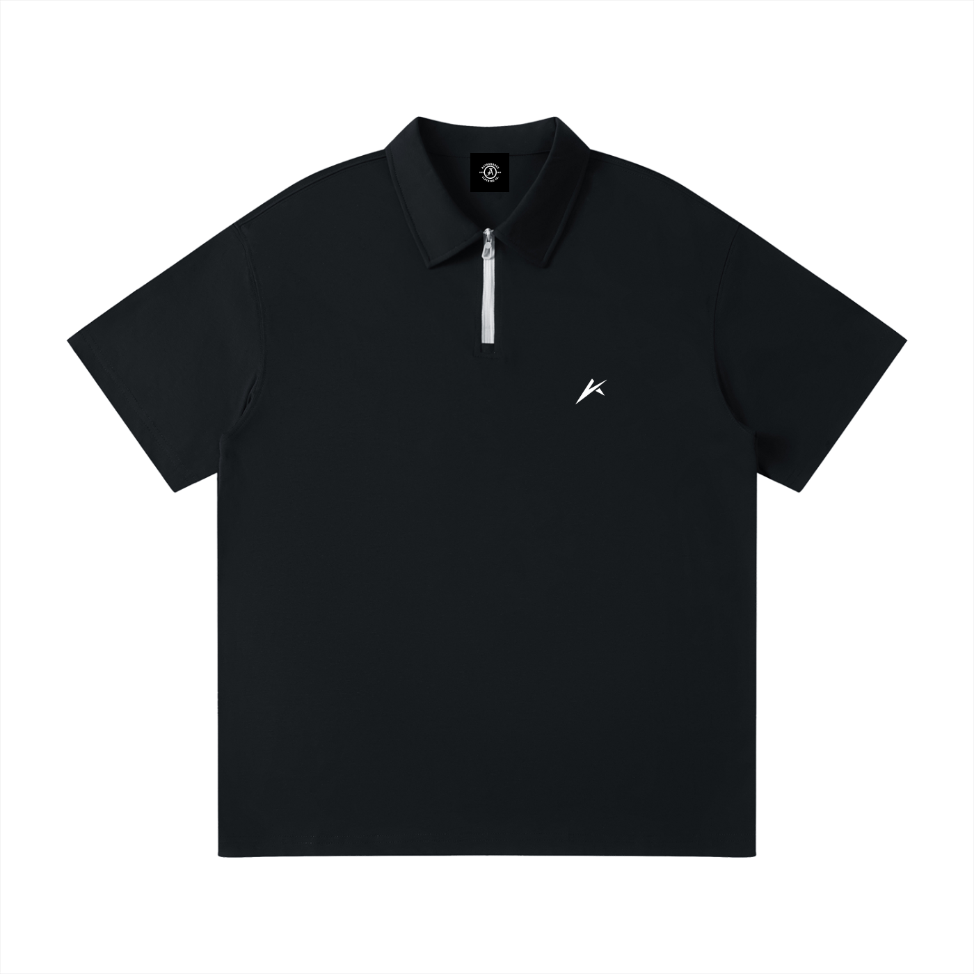Unisex Quarter-Zip Polo Shirt