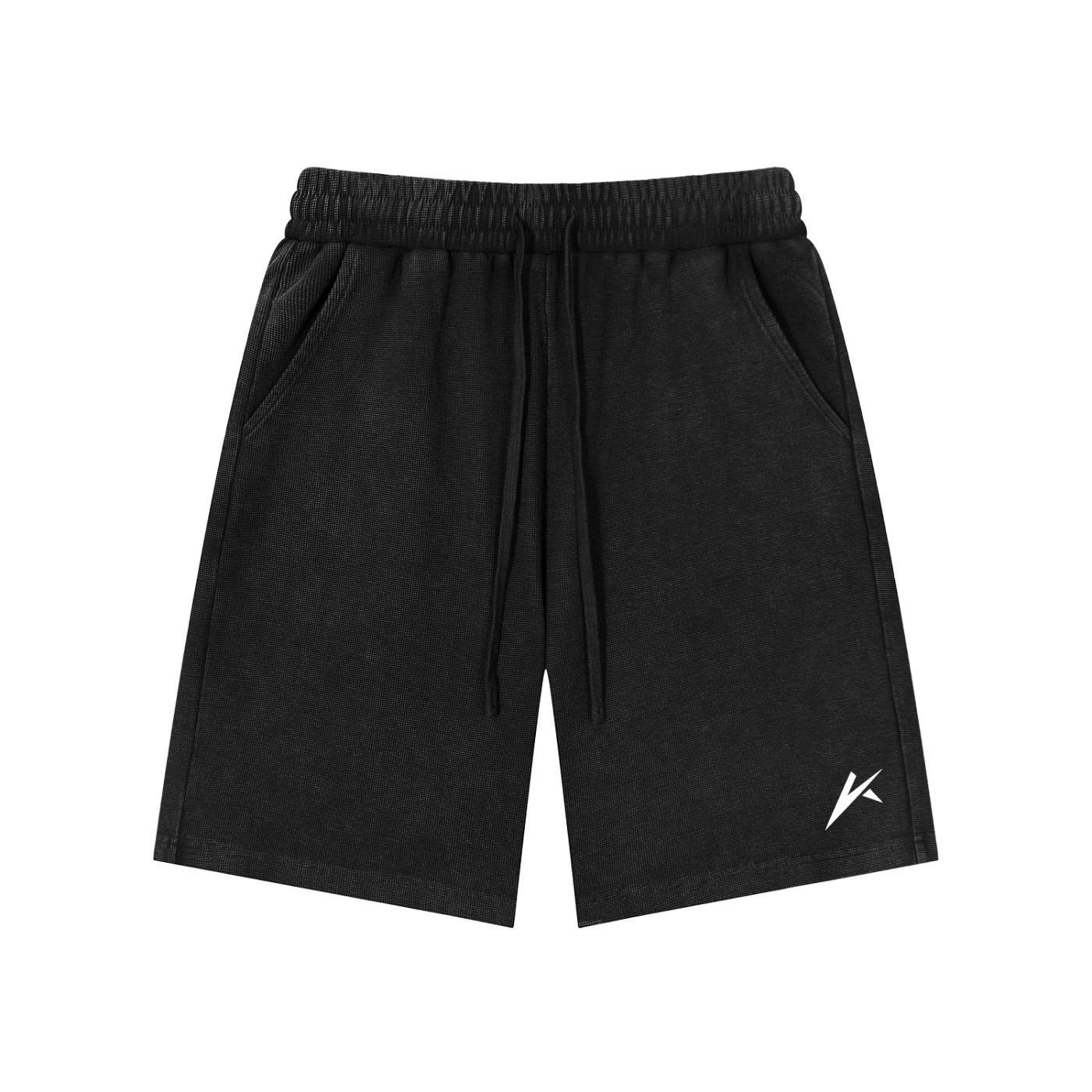Mineral Wash Waffle Knit Shorts