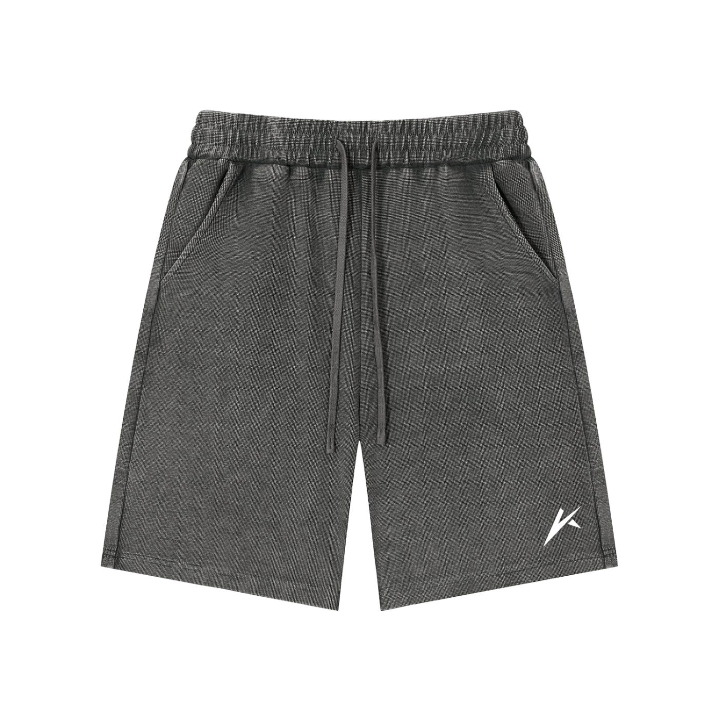 Mineral Wash Waffle Knit Shorts