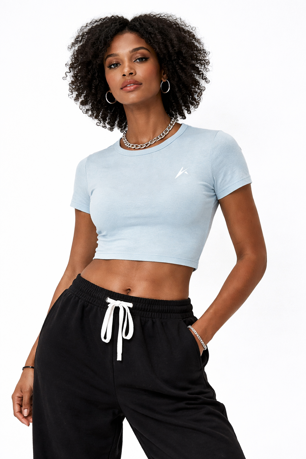 Snow Washed Crop Top
