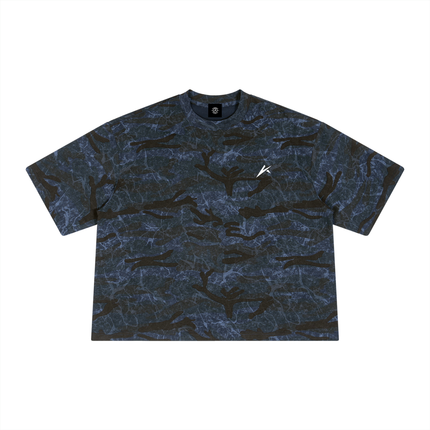 Unisex Boxy Camo Print T-Shirt