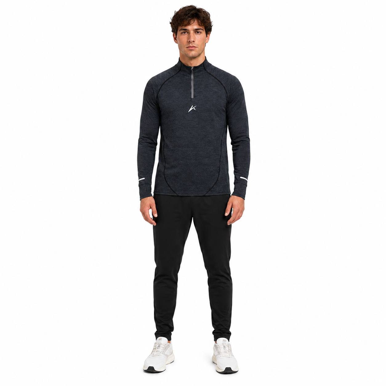 Men's Quarter-Zip Raglan Training T-Shirt