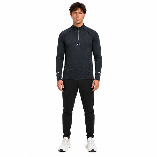 Men's Quarter-Zip Raglan Training T-Shirt