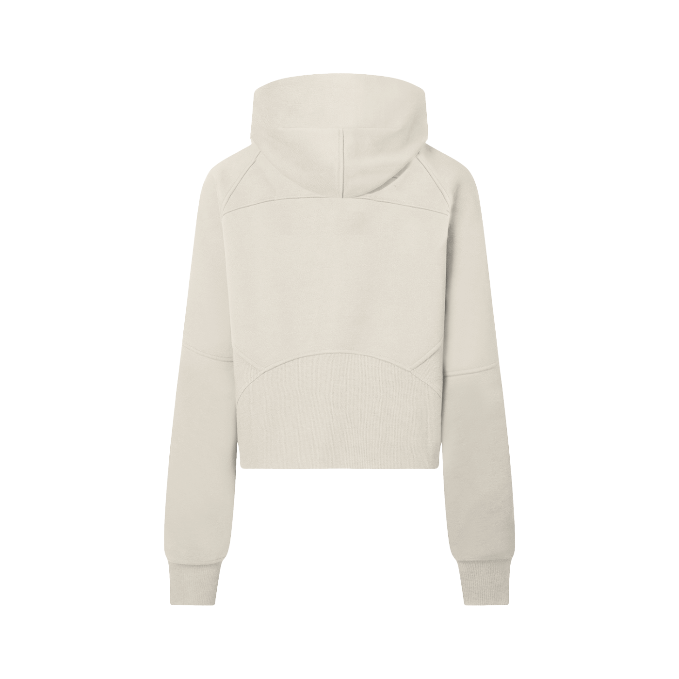 Women Cropped Half-Zip Hoodie