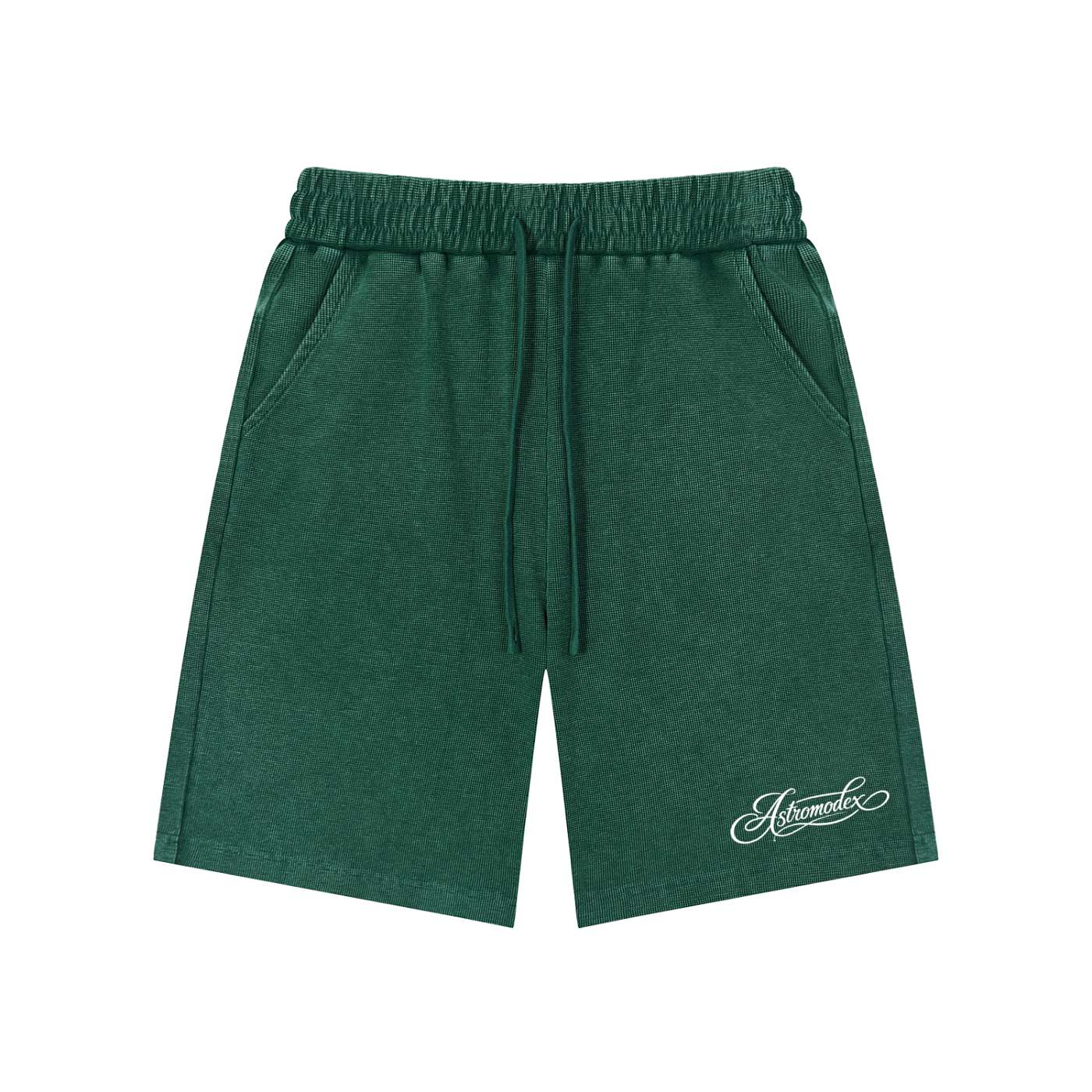 Mineral Wash Waffle Knit Shorts