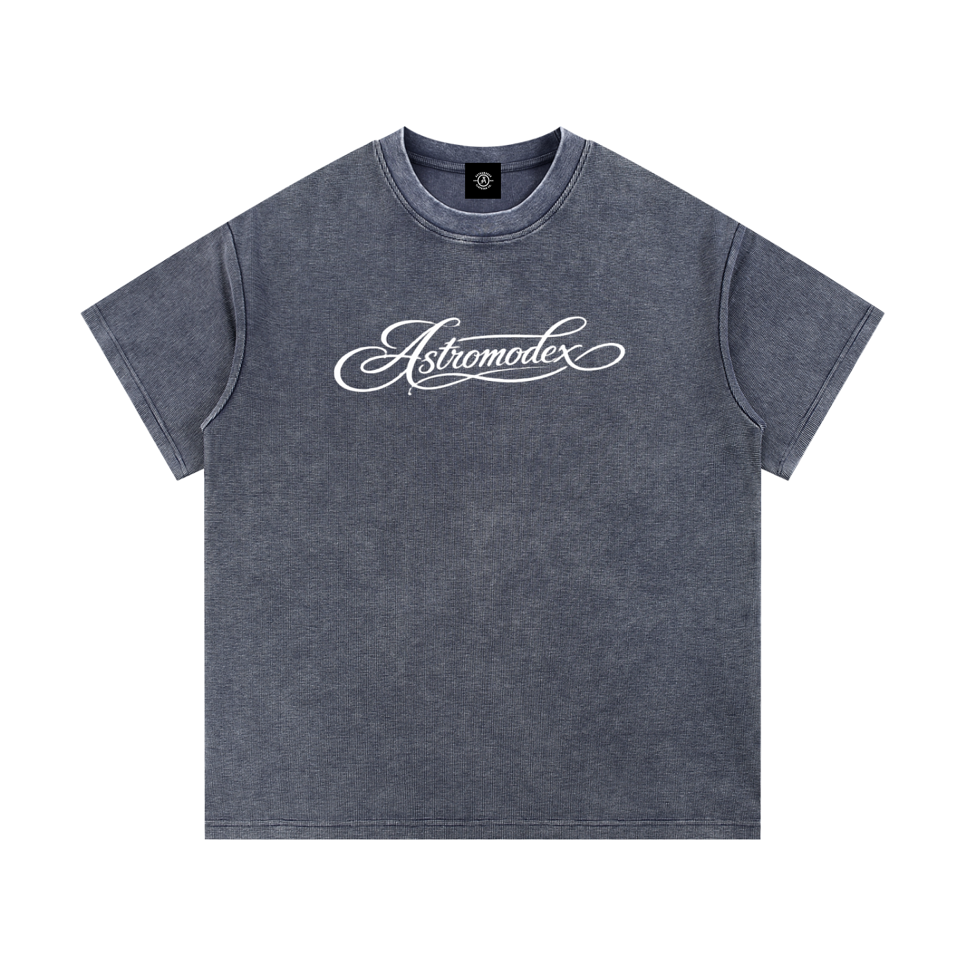 Mineral Wash Waffle Knit T-Shirt