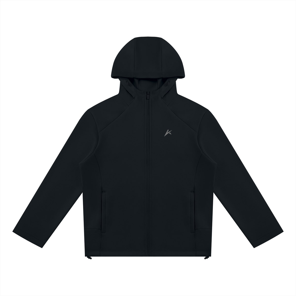Unisex Paneled Full Zip Hoodie
