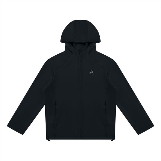 Unisex Paneled Full Zip Hoodie