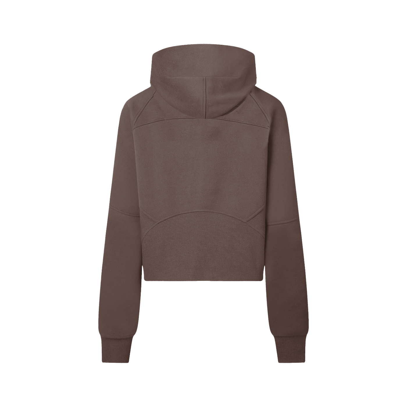Women Cropped Half-Zip Hoodie