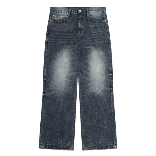 Men's Vintage Wash Denim Jeans