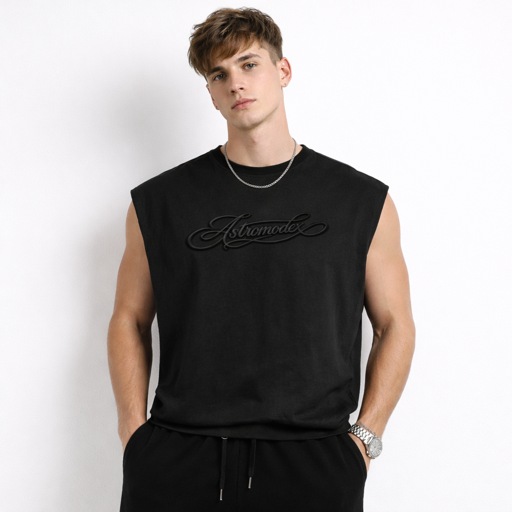 AstromodeX  French Terry Boxy Tank Top